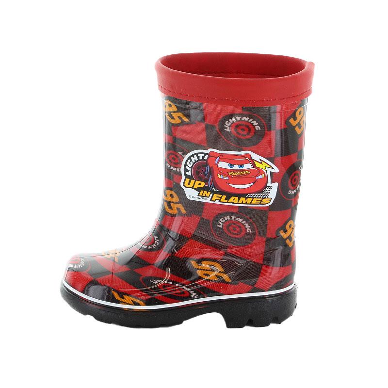 ディズニー カーズ マックィーン 長靴 レインブーツ レインシューズ 子供靴 キッズ シューズ スニーカー 男の子 防水 ムーンスター moonstar ロンプ C62 レッド | カーズ | 01