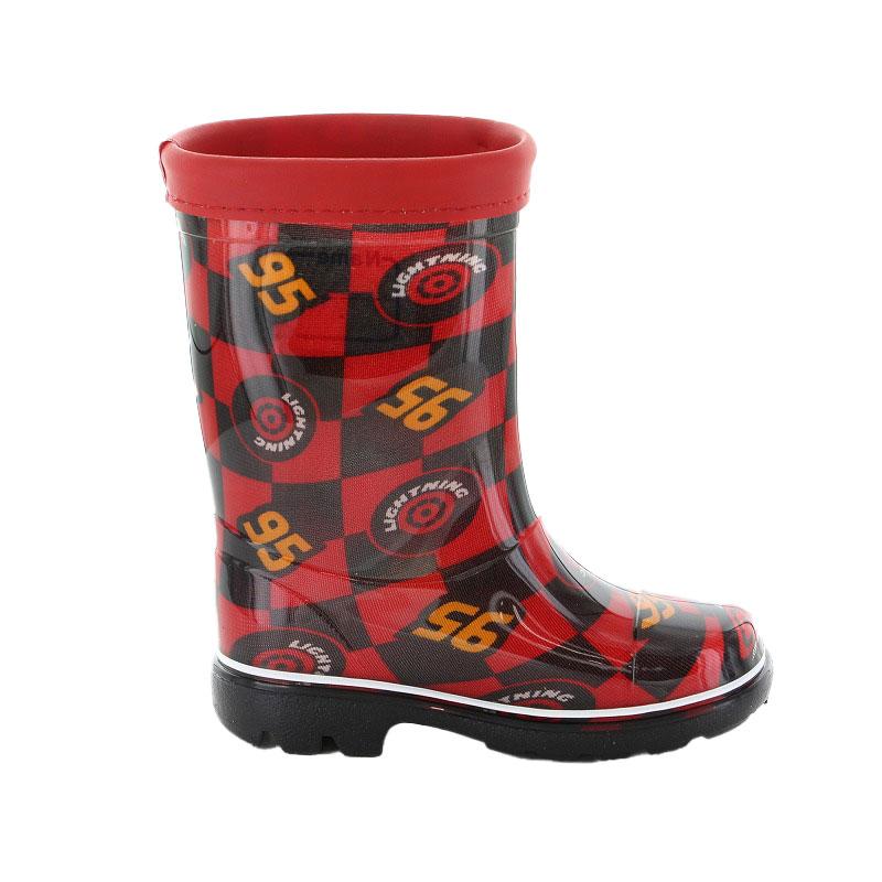 ディズニー カーズ マックィーン 長靴 レインブーツ レインシューズ 子供靴 キッズ シューズ スニーカー 男の子 防水 ムーンスター moonstar ロンプ C62 レッド | カーズ | 03