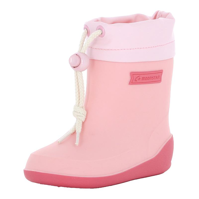 長靴 ベビーキッズ レインシューズ ムーンスター 子供靴 女子 レインブーツ Ms Rb B02 ピンク 2e Moonstar防水タイプ ムーンスター 公式ショップ 通販 Paypayモール