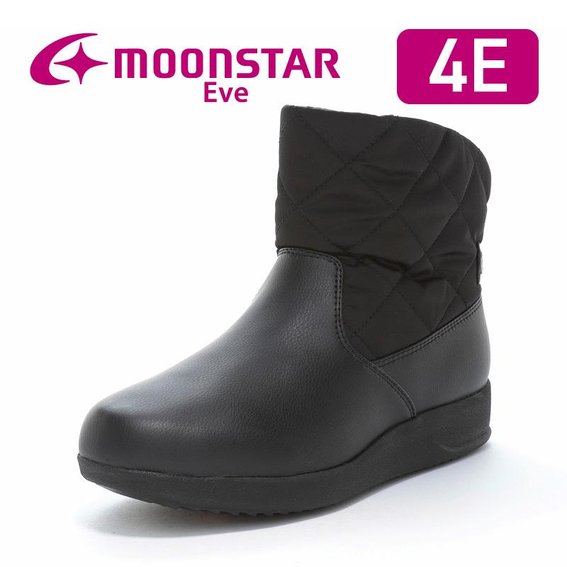 ムーンスター イブ ブーツ 防水 防滑 幅広 4E レディース ウィンター