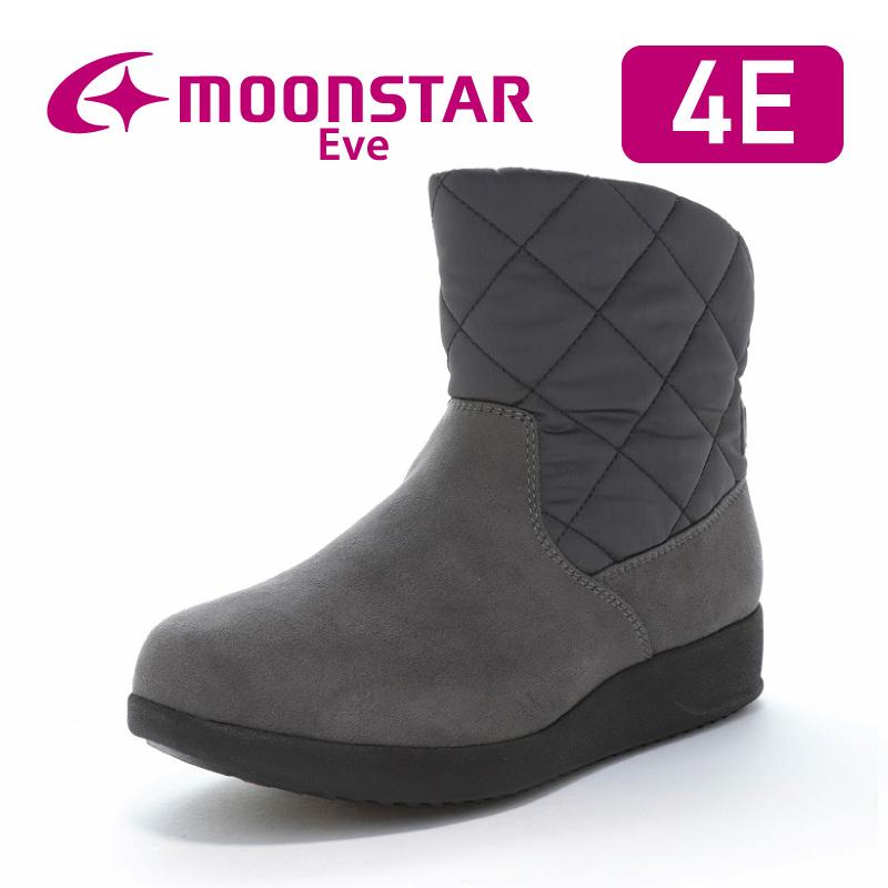 ムーンスター イブ ブーツ 防水 防滑 幅広 4E レディース ウィンター
