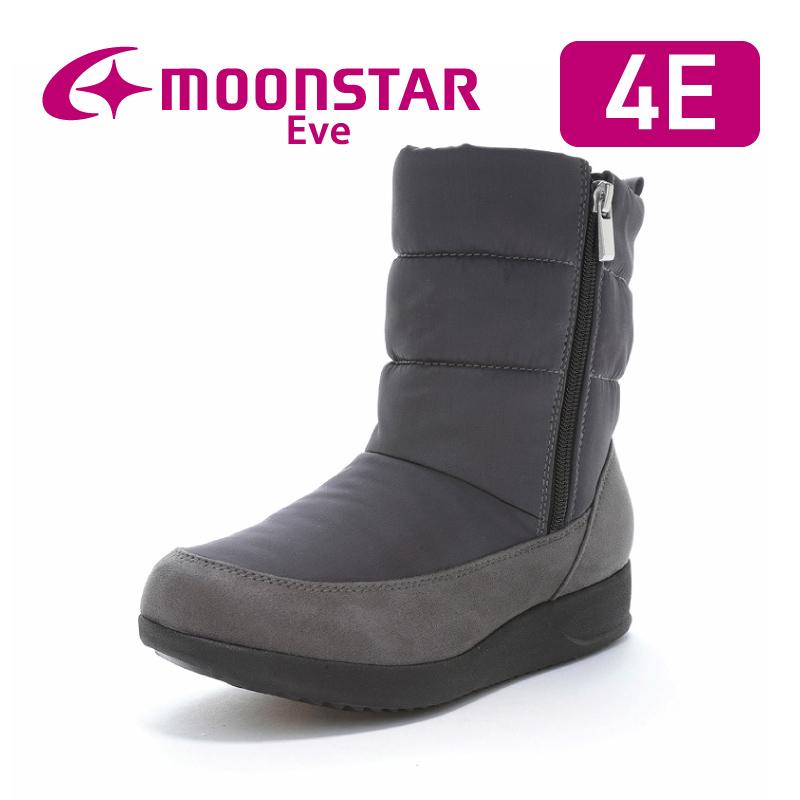 ムーンスター イブ ブーツ 防水 防滑 幅広 4E レディース ウィンター