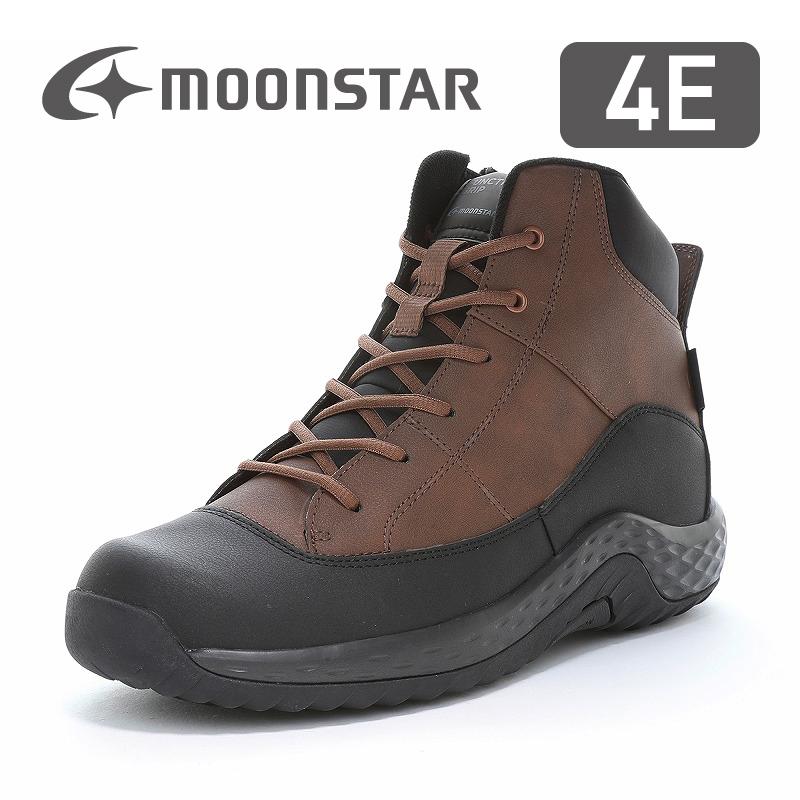 MoonStar（ムーンスター） スニーカー 防水 防滑 幅広 甲高 4E メンズ