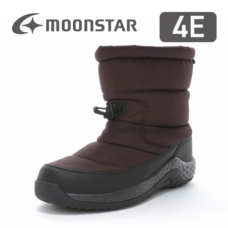 MoonStar（ムーンスター） ブーツ 防水 防滑 幅広 甲高 4E メンズ