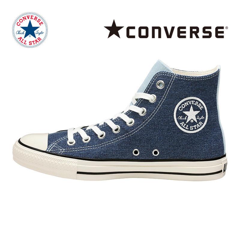 コンバース 21年春新作 Converse スニーカー メンズ レディース オールスター マルチデニム Hi ブルー ムーンスター 公式ショップ 通販 Paypayモール