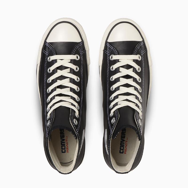コンバース CONVERSE スニーカー 本革 メンズ レディース レザー オールスター（Ｒ）ハイカット LEATHER ALL STAR (R) HI ビジネスカジュアル シューズ 靴の画像