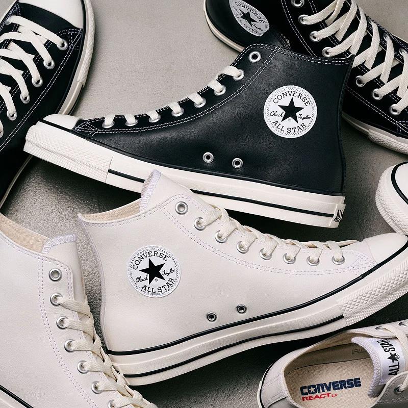 LEA ALL STAR コンバース CONVERSE スニーカー 本革 メンズ レディース