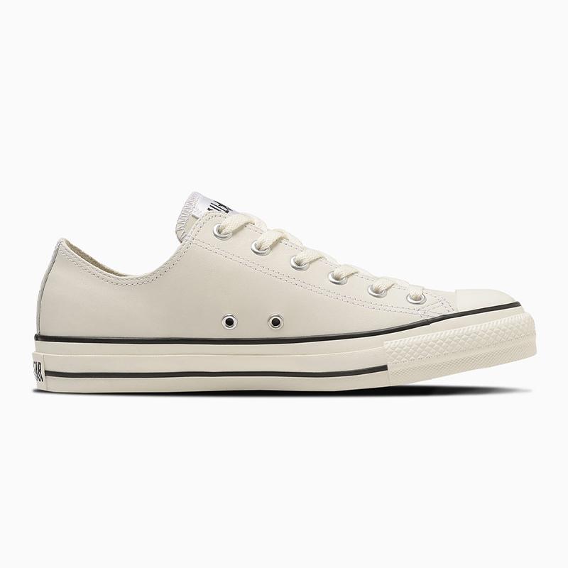 コンバース CONVERSE スニーカー 本革 メンズ レディース レザー オールスター（Ｒ）ローカット LEATHER ALL STAR (R) OX ビジネスカジュアル シューズ 靴 百選の画像
