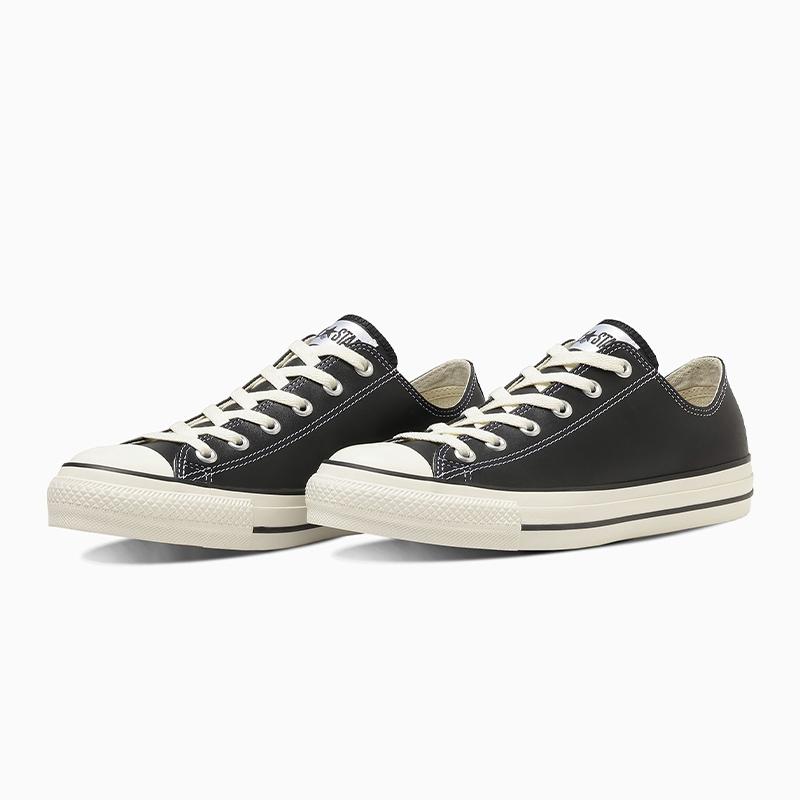 コンバース CONVERSE スニーカー 本革 メンズ レディース レザー オールスター（Ｒ）ローカット LEATHER ALL STAR (R) OX ビジネスカジュアル シューズ 靴 百選の画像