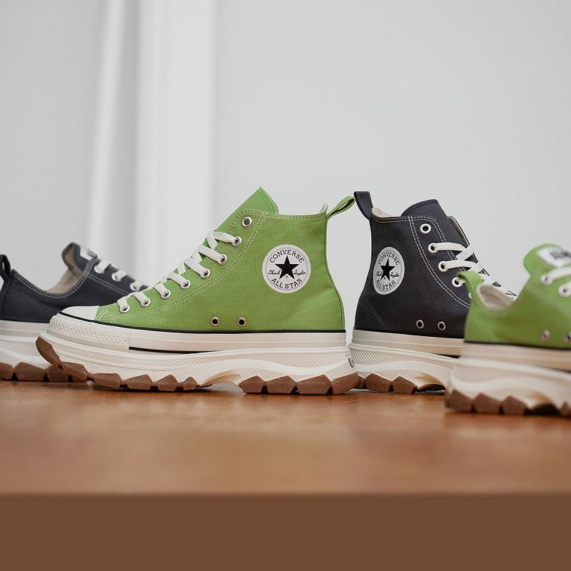 コンバース CONVERSE スニーカー メンズ レディース オールスター （Ｒ） トレックウエーブ HI ライトグリーン ALL STAR 靴 [2024年春夏新作] 3月15日発売 百選｜moonstar｜02