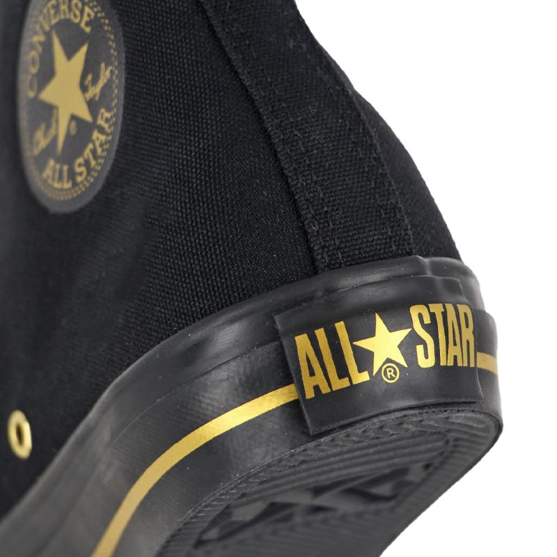 コンバース CONVERSE スニーカー メンズ レディース オールスター ゴールドストライプ Z HI ブラック/ブラック ALL STAR シューズ [2025年秋冬新作]11月14日発売 | ALL STAR | 08