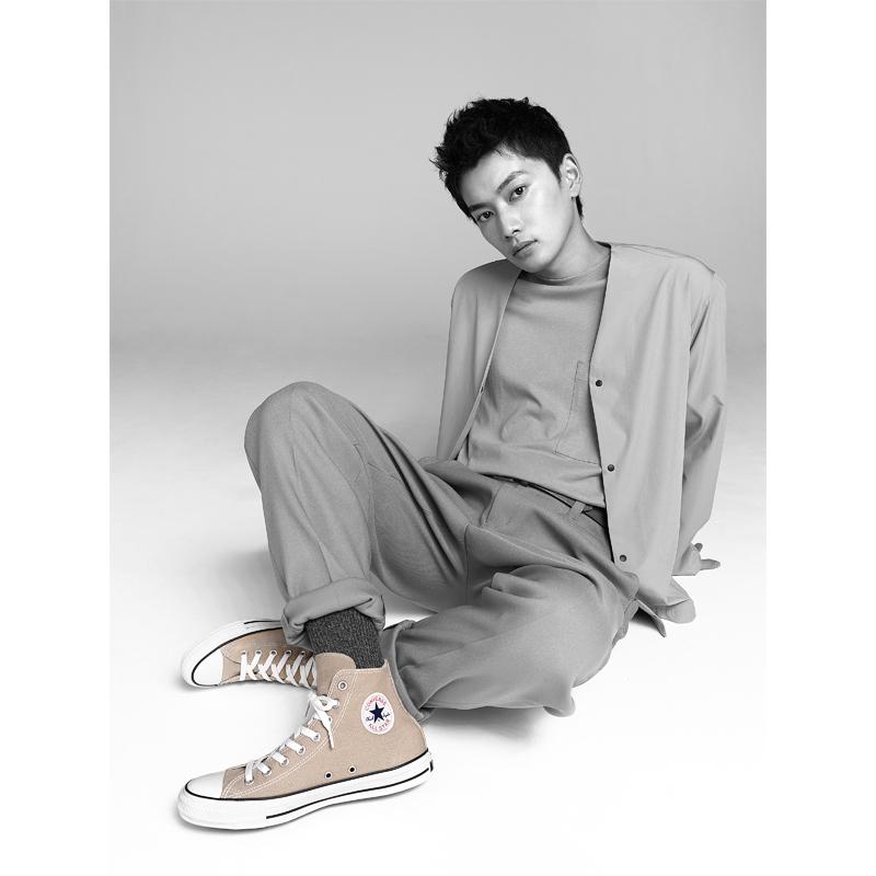 コンバース スニーカー メンズ キャンバス オールスター カラーズ Hi ベージュ Converse ハイカット 那須泰斗 キャンペーン ムーンスター 公式ショップ 通販 Paypayモール