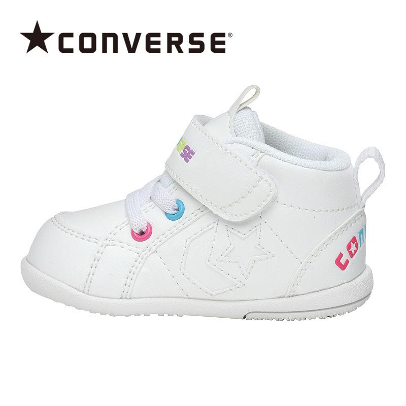 コンバース 2021年秋新作 CONVERSE ベビーシューズ ミニ インチスター 子供靴 新作販売 ホワイト ついに再販開始