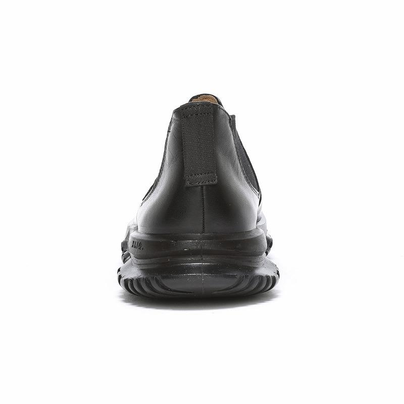 ブラックレザー スタースタッズ スニーカー MOONSTAR LIFESTYLE ECSTORE / SOCLE BLACK