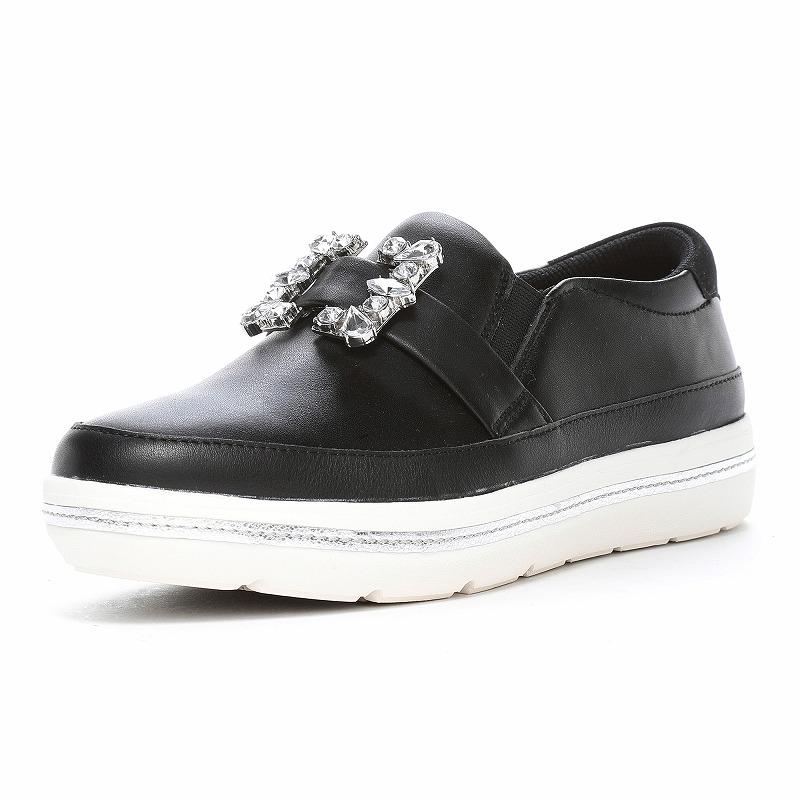 ムーンスター スポルス スニーカー レディース 幅広 3E 本革 革靴 軽量