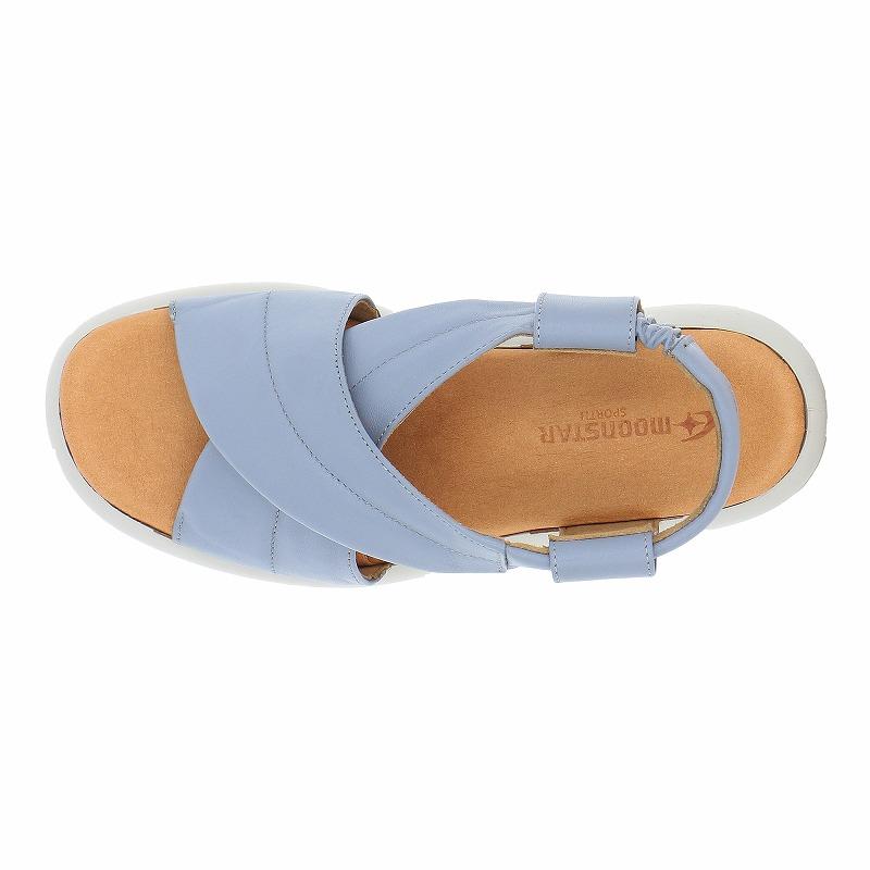 ムーンスター スポルス サンダル 日本製 軽量 革靴 本革 レディース