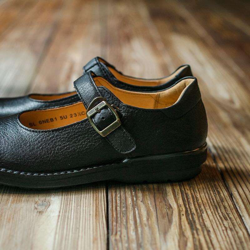 Moonstar Slow Factory レザーシューズ 23.5 本革 美品 SLOW FACTORY ムーンスター スロウファクトリー 日本製 本革 革靴