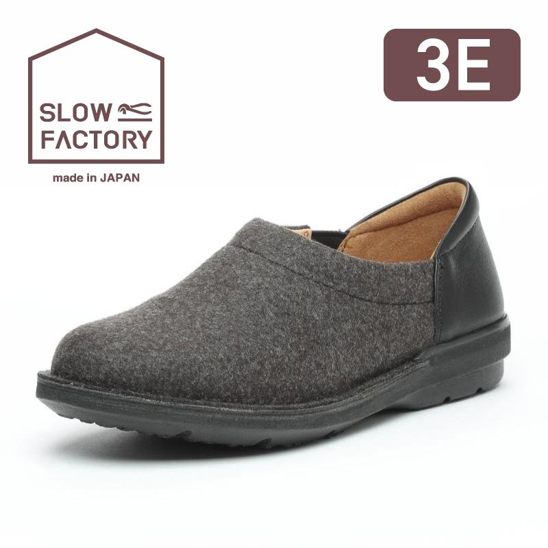 SLOW FACTORY ムーンスター スニーカー 日本製 本革 レザー レディース