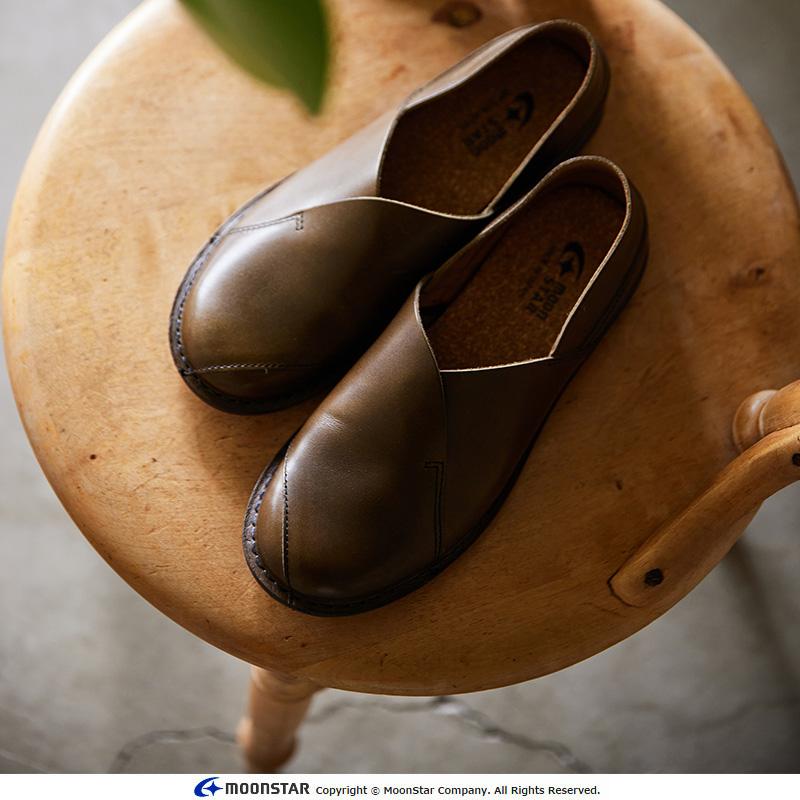 SLOW FACTORY ムーンスター スニーカー 日本製 本革 革靴 レザー