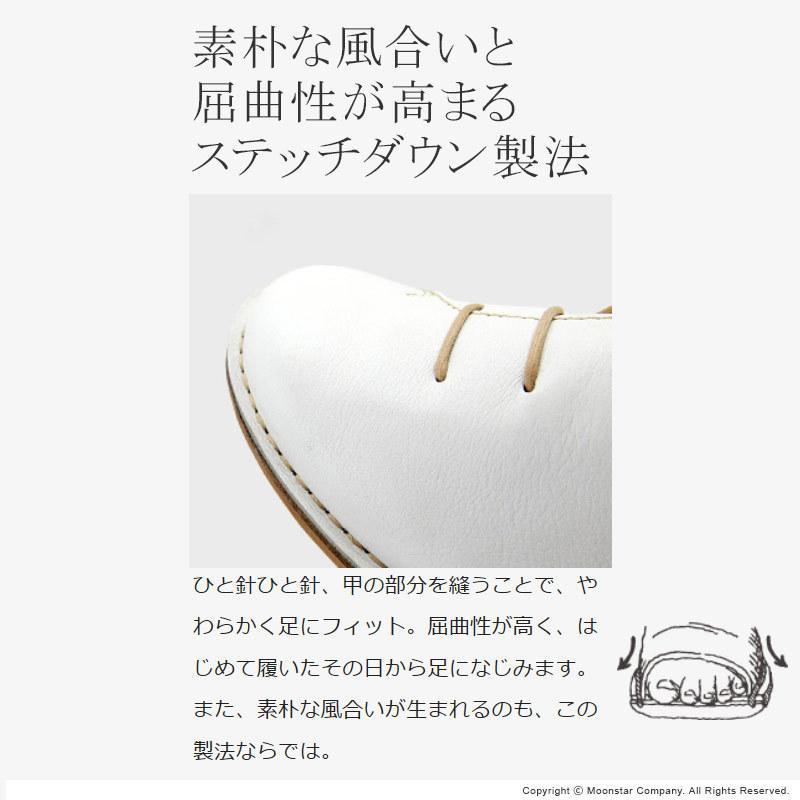 ムーンスター スロウファクトリー 日本製 革靴 革靴 メンズ レディース レザー シューズ スニーカー 靴 moonstar Slow Factory SLUヘギ ダークブラウンの画像