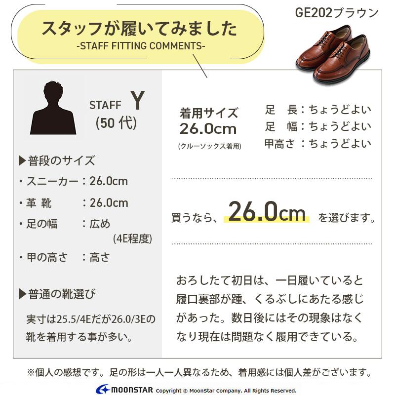 gently By WORLD MARCH ムーンスター スニーカー 透湿防水 幅広4E 本革