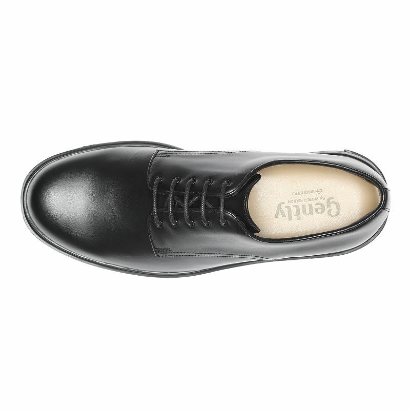 gently By WORLD MARCH ムーンスター スニーカー 透湿防水 幅広4E 本革