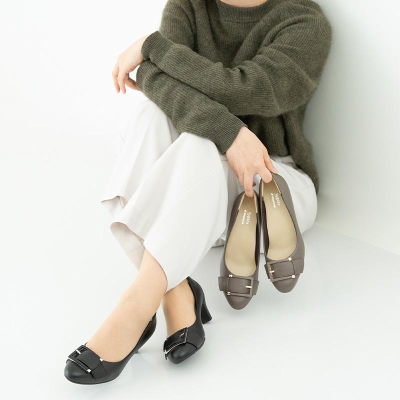 sugata（MoonStar） ムーンスター スガタ パンプス 幅広 3E 軽量