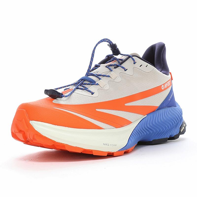 ハイテック HI-TEC スニーカー 透湿防水 軽量 メンズ アウトドア ハイク シューズ NOMAD ADV WP ウォームグレー/レッドオレンジ [2025年夏新作] 3月6日発売 百選 | HI-TEC | 07