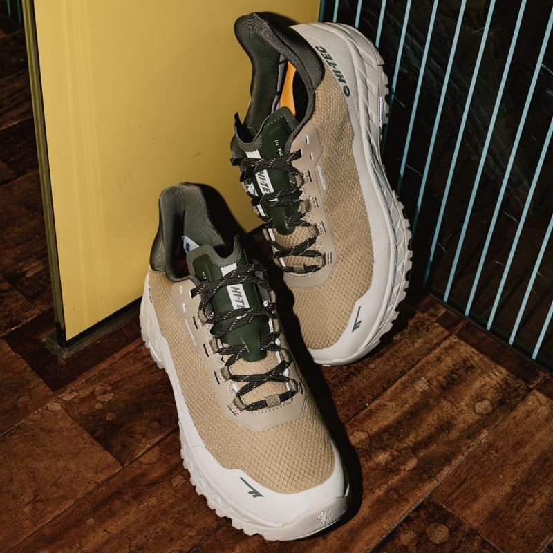 送料無料 ハイテック メンズ スニーカー ALTITUDE LTE WP オリーブナイト/オリーブグレー 透湿防水 防汚撥水 ミシュラン オーソライト 軽量 外遊びを楽しむためのアウトドアスニーカー キャンプ ベージュ 靴 シューズ HI-TEC（ハイテック） スニーカー 透湿防水 軽量 メンズ レディース