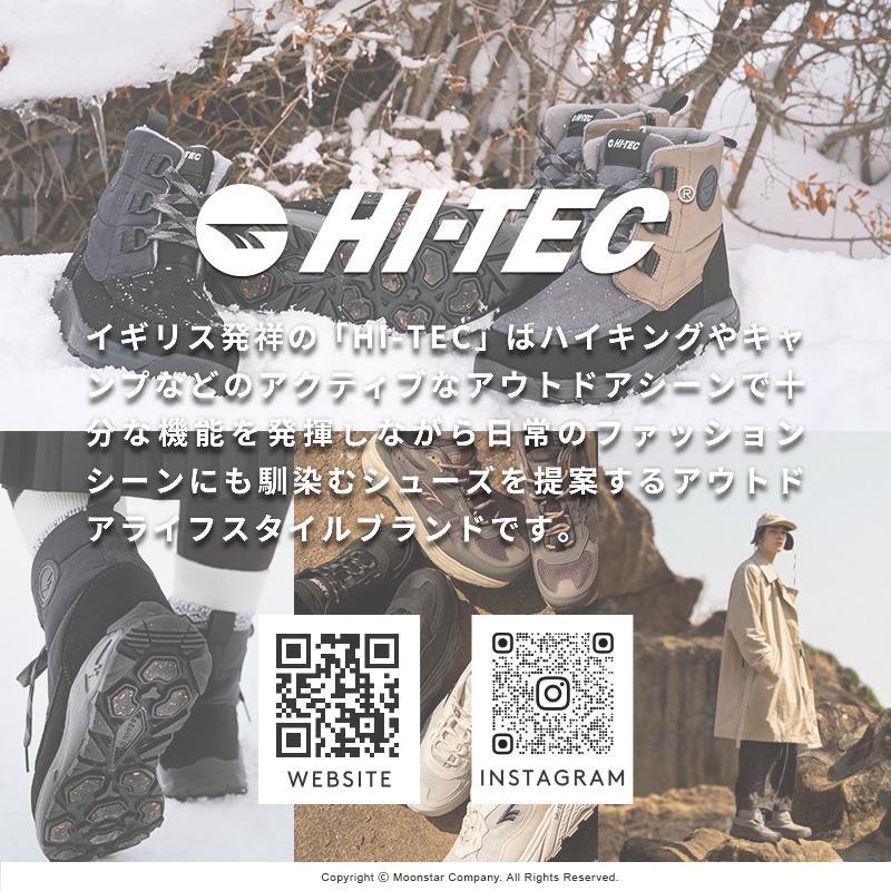 ハイテック スニーカー メンズ レディース 防水 アウトドア ミドルカット シューズ 履きやすい HT WT018 AORAKI EXP TREK WP ブラック [セール] セ新2月1日｜moonstar｜02