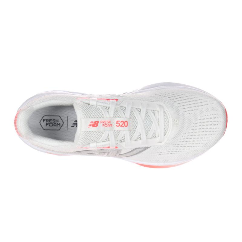 ニューバランス new balance スニーカー レディース ランニング シューズ 靴 白 NB W520 CA9 D フレッシュフォーム ホワイト/グレイ [30%OFFセール] 4月17日値下 | New Balance | 04