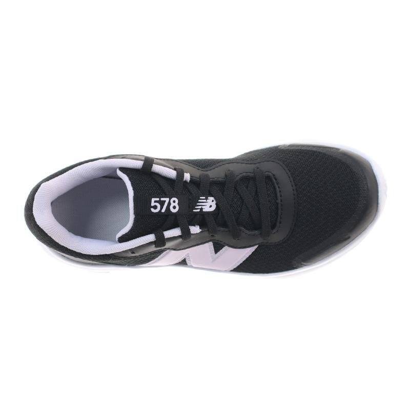 ニューバランス new balance スニーカー 子供靴 ジュニア ランニング シューズ 普段履き 運動靴 黒 NB G578 4KU W ブラック/パープル [10%OFF] 5月1日値下の画像