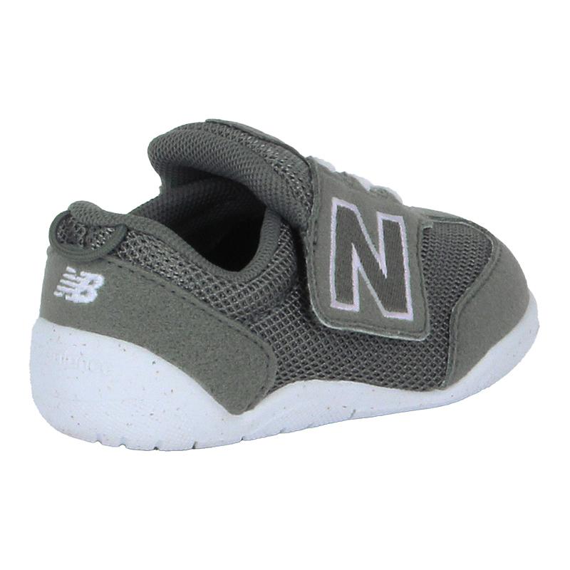 ニューバランス new balance スニーカー 子供靴 ベビーシューズ ファーストシューズ 男の子 女の子 運動靴 靴 出産祝い ギフト 贈り物 NB NW1ST GR W グレイの画像