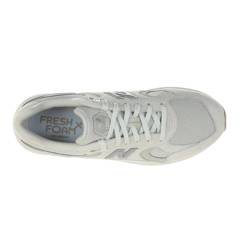 ニューバランス new balance 1880 スニーカー メンズ レディース ウォーキング シューズ 運動靴 靴 白 普段履き NB U188W 52D 2E リネン [10%OFF] 6月1日値下の画像