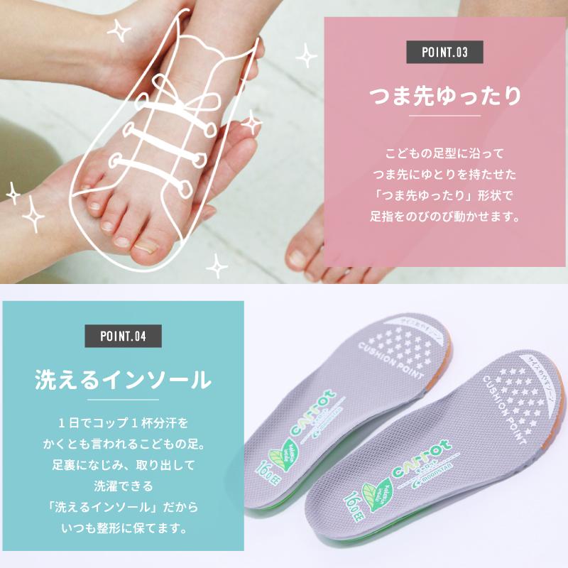 ムーンスター キャロット スニーカー 子供靴 キッズ シューズ 男の子 女の子 運動靴 普段履き 履きやすい 歩きやすい moonstar carrot CR C2365HI コンテの画像