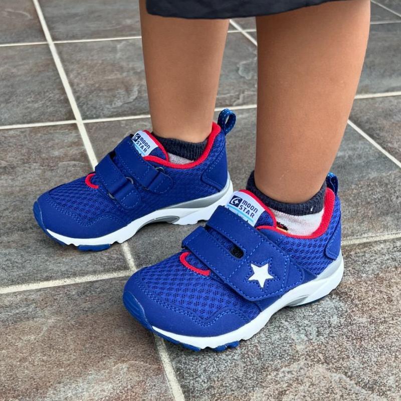 CARROT ムーンスター スニーカー 幅広3E 撥水 子供靴 キッズ シューズ