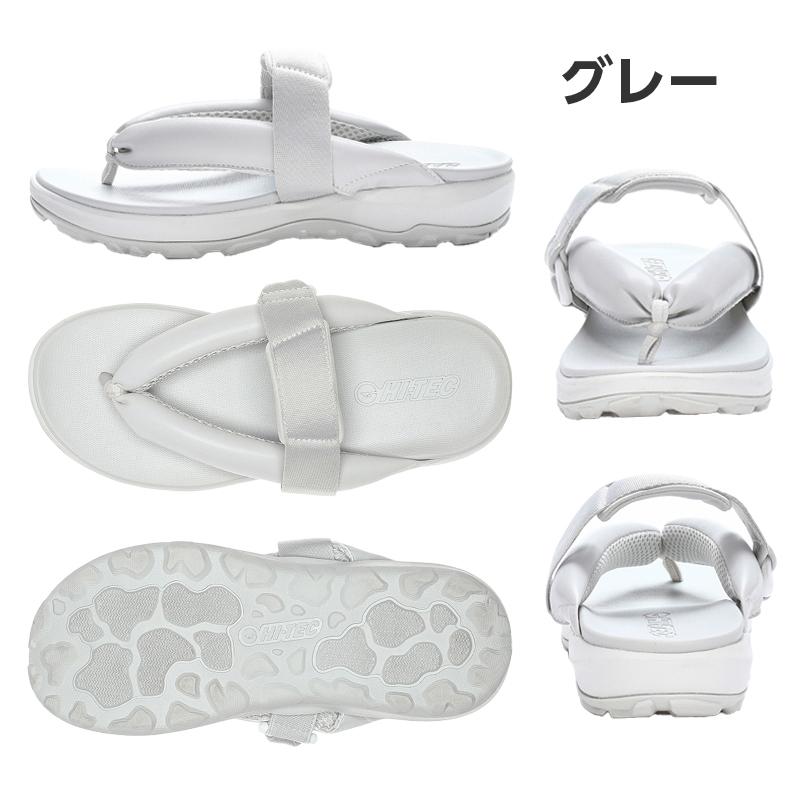 ハイテック HI-TEC サンダル メンズ レディース サマー シューズ キャンプ 普段履き 雪駄 靴 黒 履きやすい 歩きやすい HT SD012 HATAGO ブラック グレイ | HI-TEC | 02