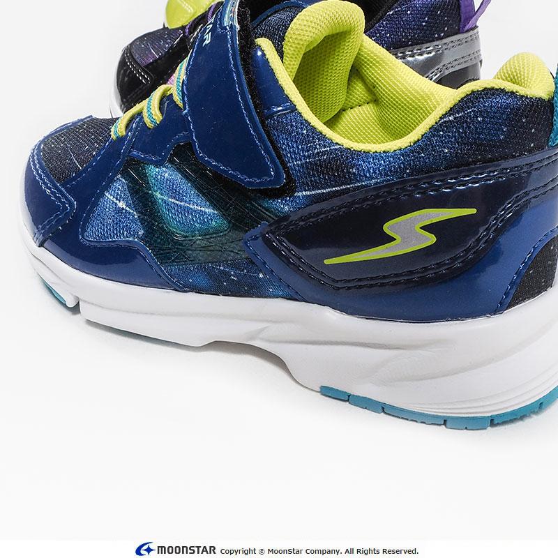ムーンスター バネのチカラ スーパースター スニーカー 幅広 3E 子供靴 キッズ ジュニア シューズ 運動靴 靴 男の子 履きやすい moonstar SS K1164