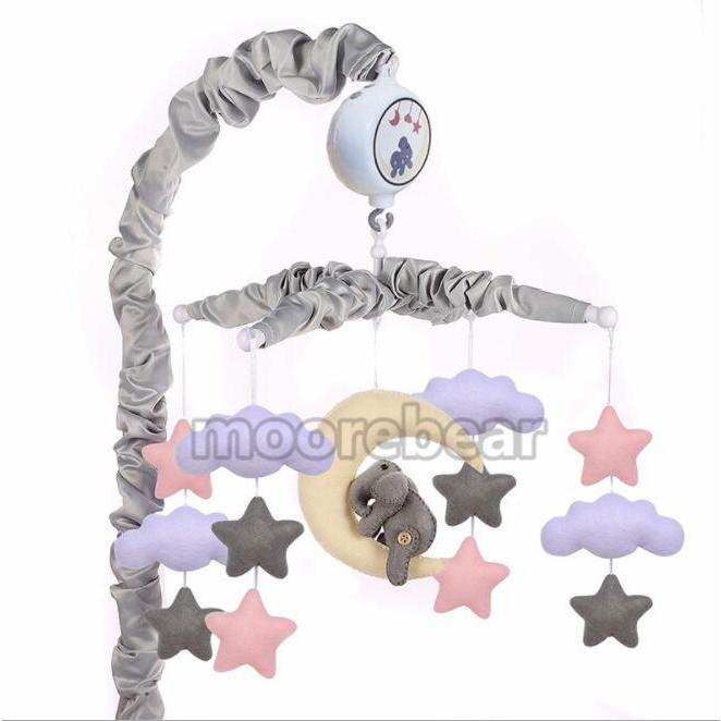 ベッドメリー ベビー オルゴール ベビーメリー 北欧風 ベビーおもちゃ 知育玩具 赤ちゃん 360度回転 寝かしつけ用寝具 睡眠用品 出産祝い プレゼント