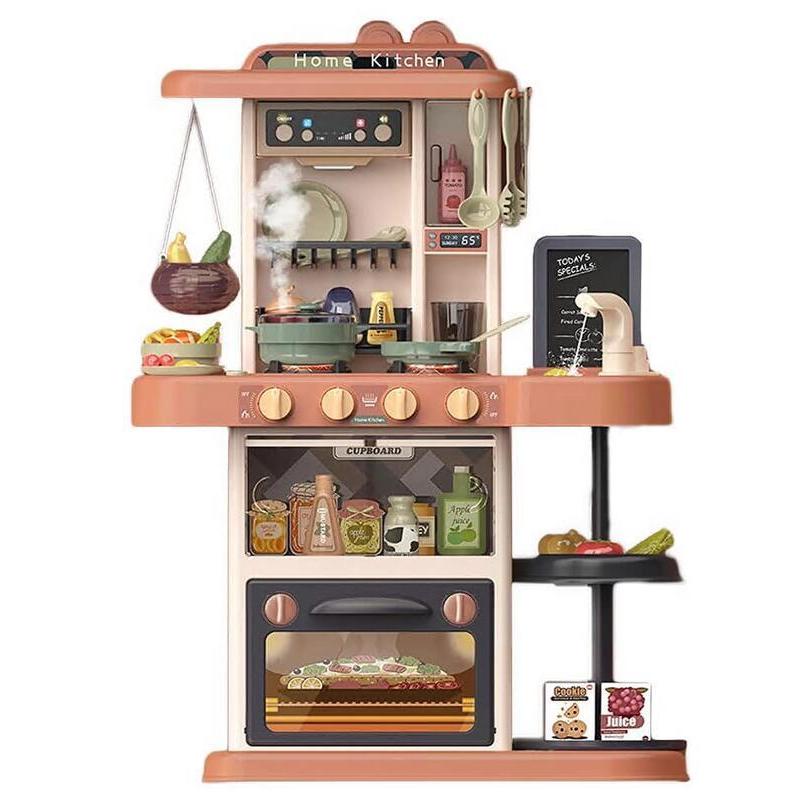 人気ブランドを おままごと キッチンセットおもちゃ 音楽ボックス 食器 調味料 野菜 43点セット ごっこ遊び 調理器具 台所 誕生日 プレゼント ギフト 組み立て式 女の子 Cisama Sc Gov Br