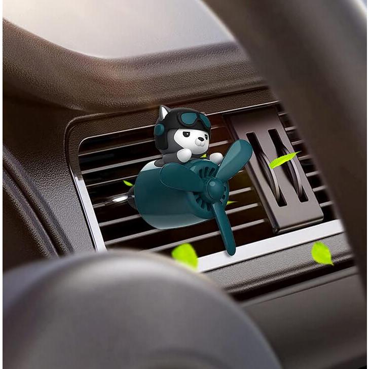 車の芳香剤 車 エアコン 消臭 くま 可愛い 熊 飛行機員 車内 消臭 クリップ式 取り付け簡単 エアコン吹き出し口用 螺旋回転 プロペラディフューザー プレゼント L Moorebear 通販 Yahoo ショッピング