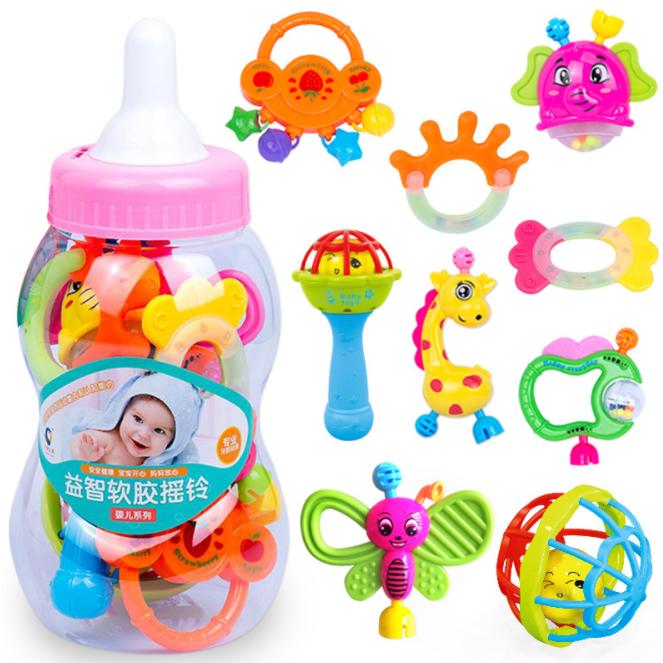 歯固めおもちゃセット おしゃぶり ラトル 新生児 赤ちゃん 9点セット ベビー ラトル ボックス 男の子 女の子 出産祝い 誕生日 プレゼント クリスマス 人気 L0604 Moorebear 通販 Yahoo ショッピング