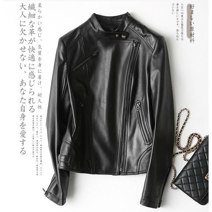 楽天ランキング1位 ライダースジャケット レザージャケット レディース ラムレザー 革ジャン 本革ジャケット ママの日 プレゼント 大きいサイズ 春夏新色 Kuljic Com