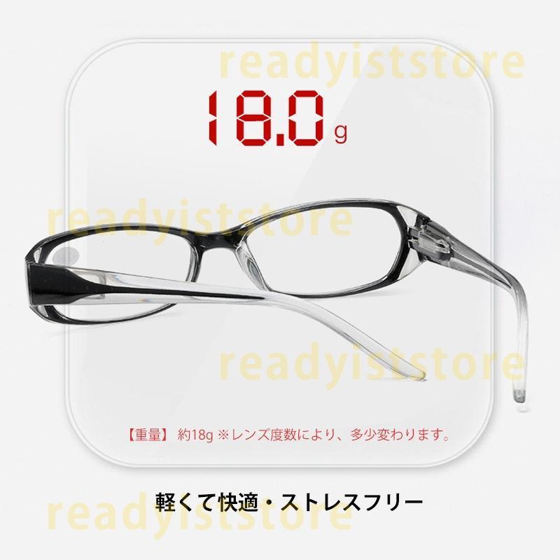 老眼鏡 おしゃれ メンズ レディース ブルーライトカット reading glasses 母の日 敬老の日 60代 70代 80代  男性用 女性用　弾力性 軽量｜moorebear｜03