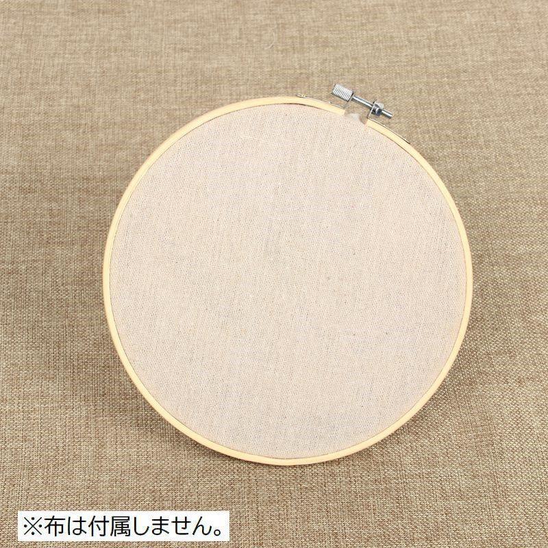 刺繍枠 刺しゅう枠 竹製 ねじ式 調整金具付き 円形 丸型 刺繍フープ サークル 手芸用品 クラフトフレーム 刺繍道具 クロスステッチ 手縫い DIY｜moorebear｜08