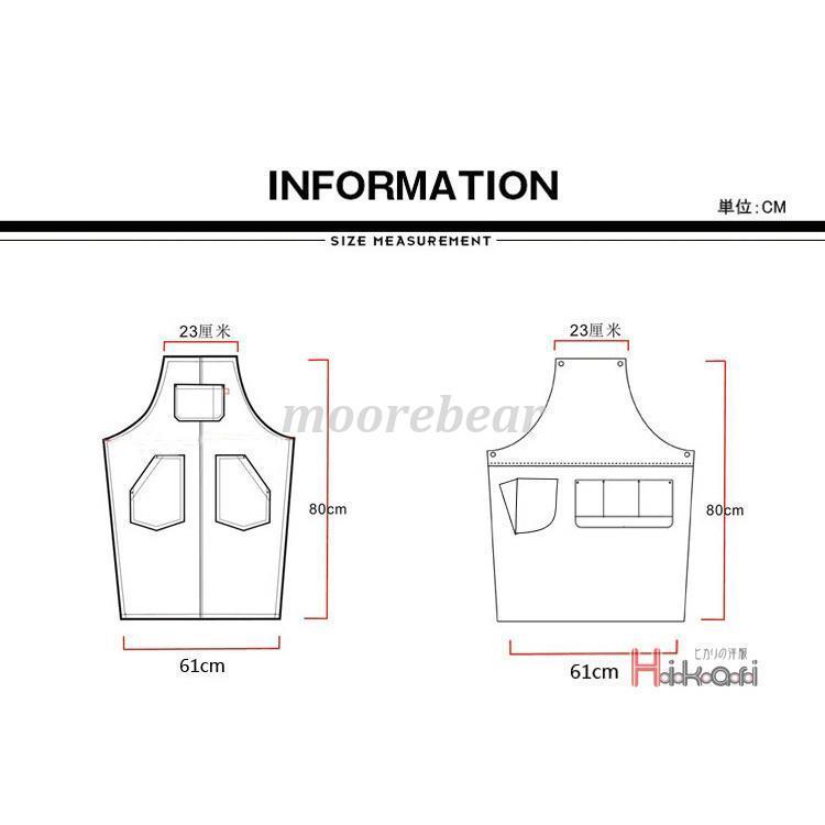 エプロン 保育士 作業用 おしゃれ カフェエプロン キャンバスエプロン キッチンエプロン ワークデニムエプロン 前掛け 父の日｜moorebear｜20