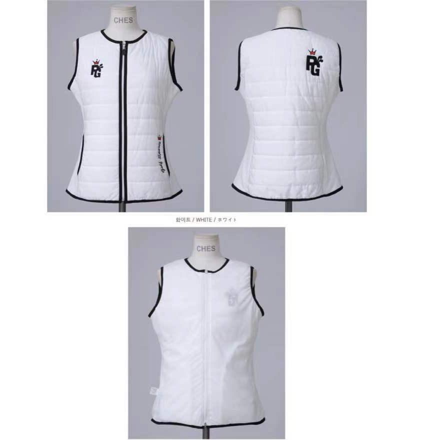 韓国レディースゴルフウェア 横ラインしぼり ベスト ホワイト 大きいサイズ 大きい ベスト 年秋冬ゴルフウェア 秋冬 おしゃれウェア 即日発送 Be 2 Mormor Store 通販 Yahoo ショッピング