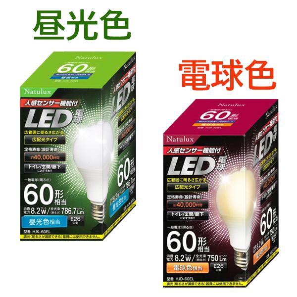 電球替えるだけ 人感センサー 自動点灯/消灯 電球 LED E26 明暗センサー付 60w相当 電球色 昼白色 センサーライト 節電 送料無料/定形外 S◇ センサー電球I｜more-create｜14