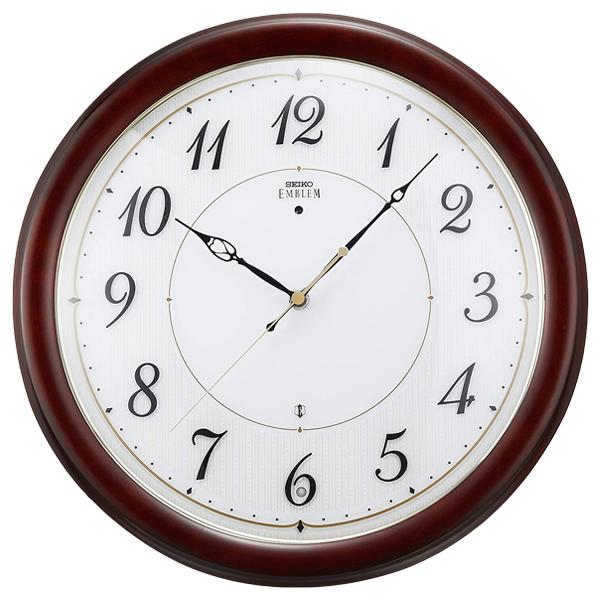 SEIKO（セイコー） 電波時計 掛け時計 アナログ 自動秒針停止機能
