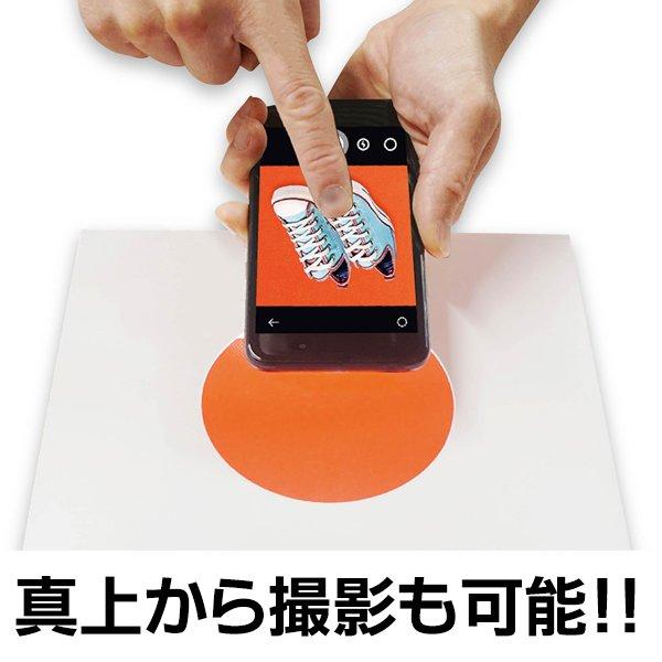代引き不可撮影ボックス 折りたたみ LEDライト3色 撮影キット 撮影ブース ◇ 組立式撮影HAC2809 背景布付き ミニスタジオ 簡易スタジオ BOX カメラアクセサリー 撮影 用 ボックス 22x23cm 小型 商品 撮影ぼっくす 折りたたみ DUCLUS 簡易スタジオ 6500K超高輝度LEDライト付き 、